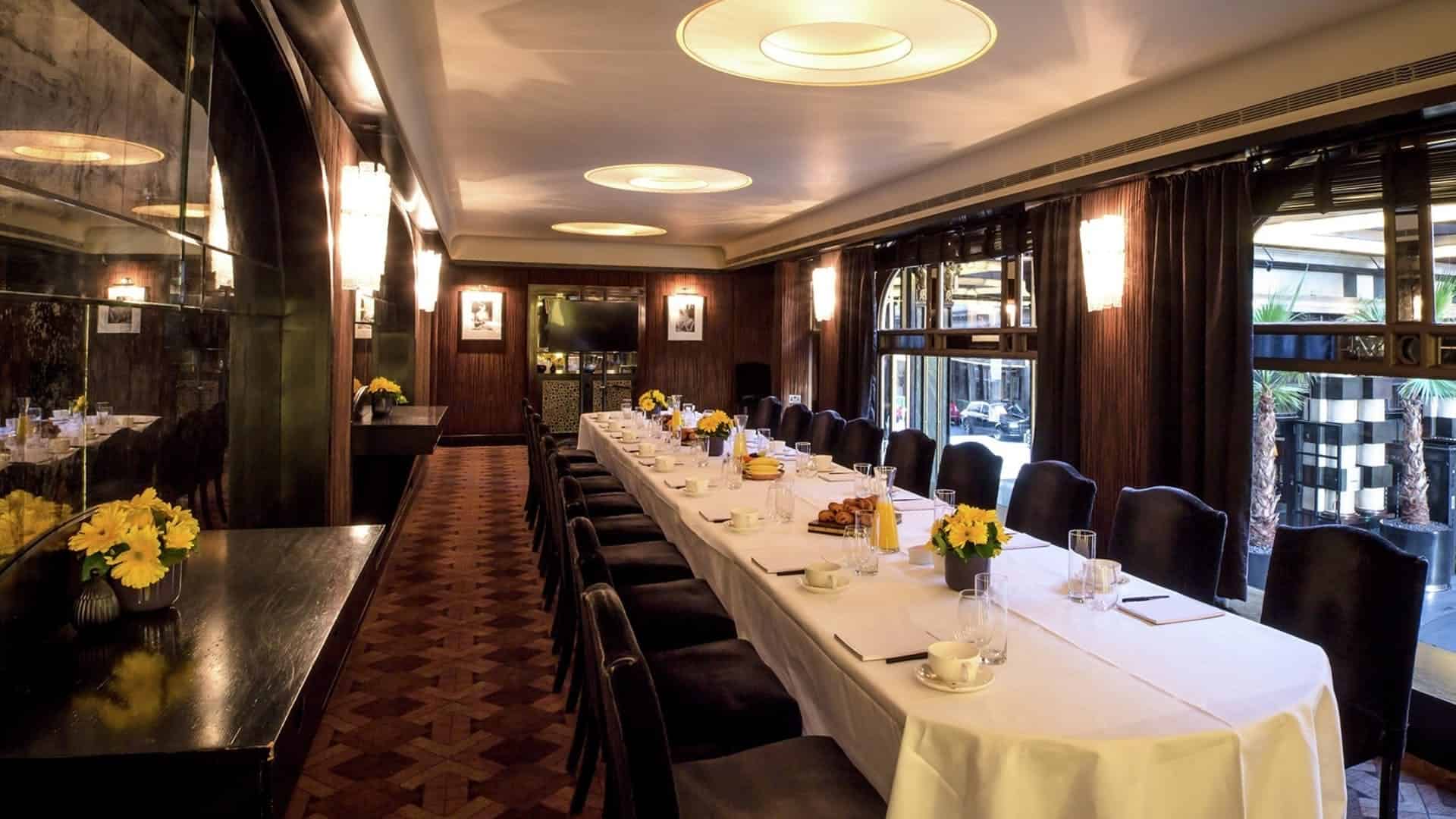 the savoy private dining room